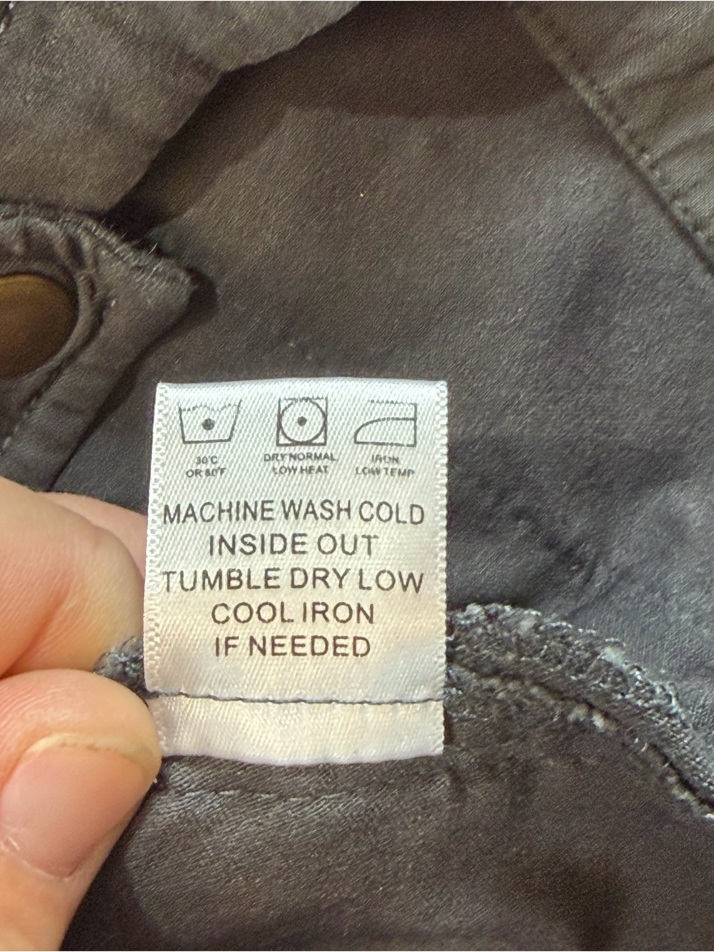 Eden Society Hooded Utility Jacket in Charcoal - Picture 9 of 11